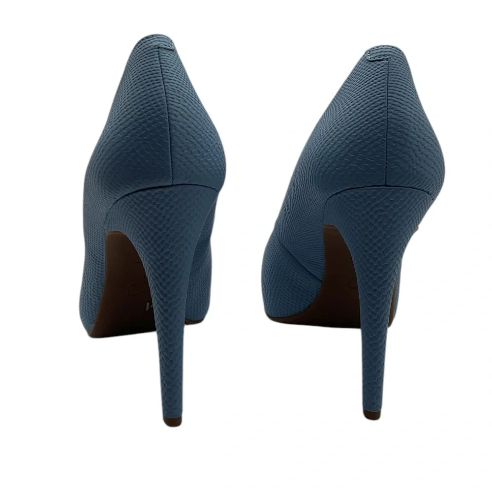Jessica Simpson High Heel Platform Pumps - Blue